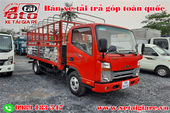 Xe Tải JAC N200 1.99 Tấn Thùng Bạt | Xe Tải JAC 1T9 Thùng Bạt 2021 Màu Đỏ